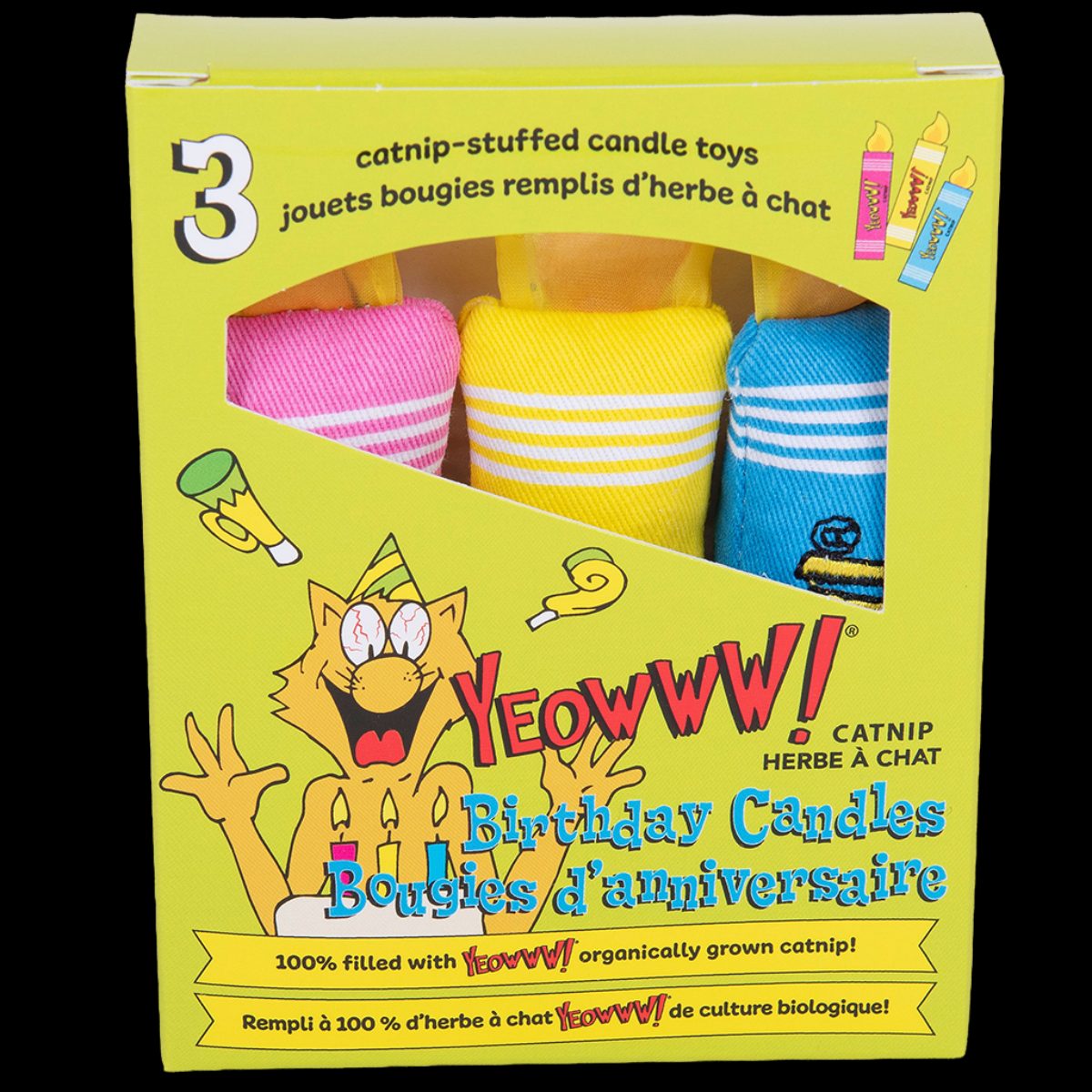 Yeowww! Birthday Candles 3 st. - Afbeelding 2