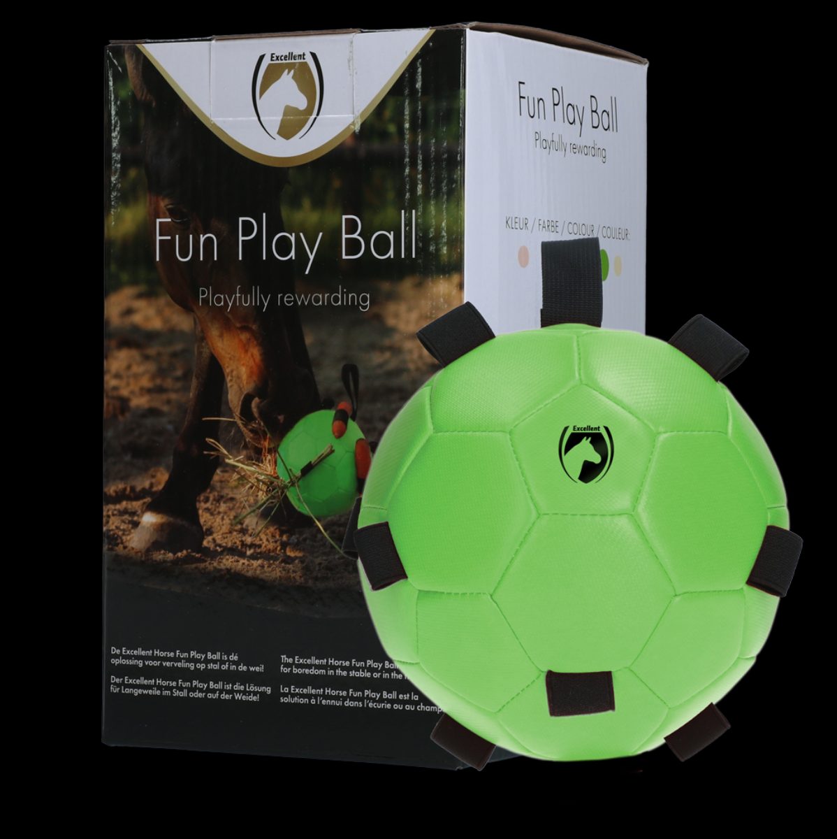 Excellent Horse Fun Play Ball Groen