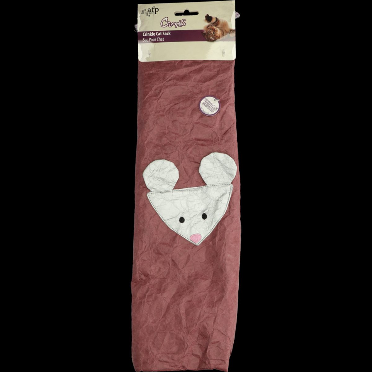 AFP Crumples - Crinkle Cat Sack Paars