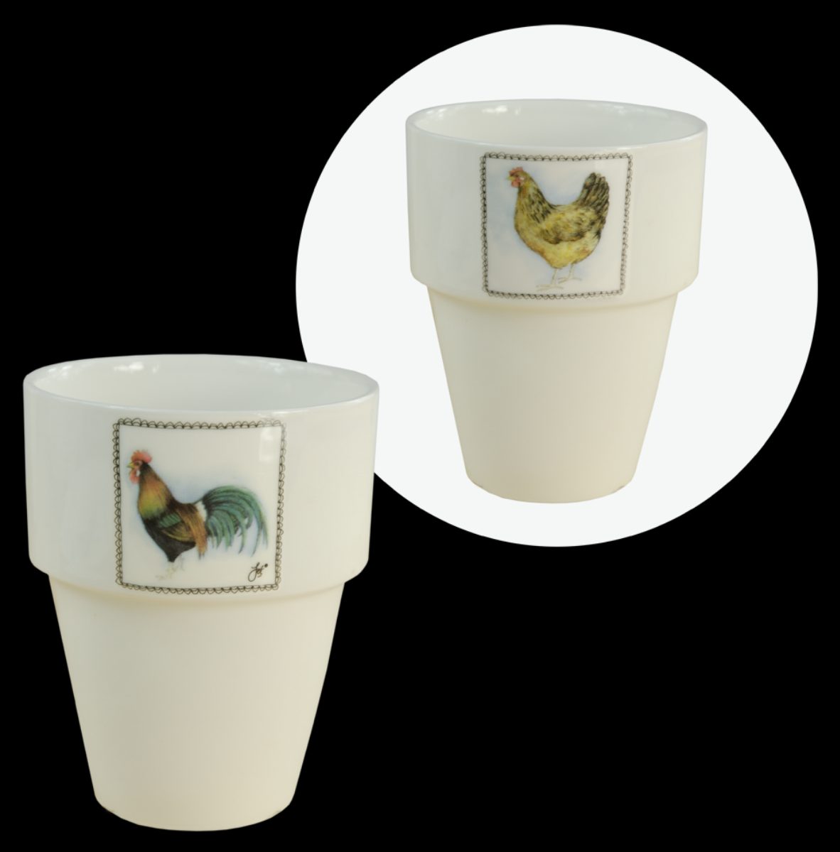 Boerenwinkel Melkbeker Haan/Hen
