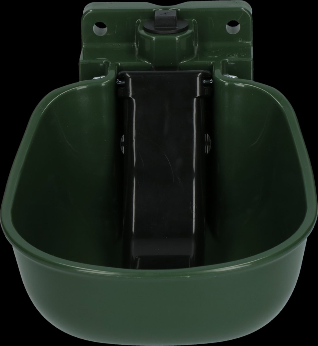 Drinkbak KS met lepel groen