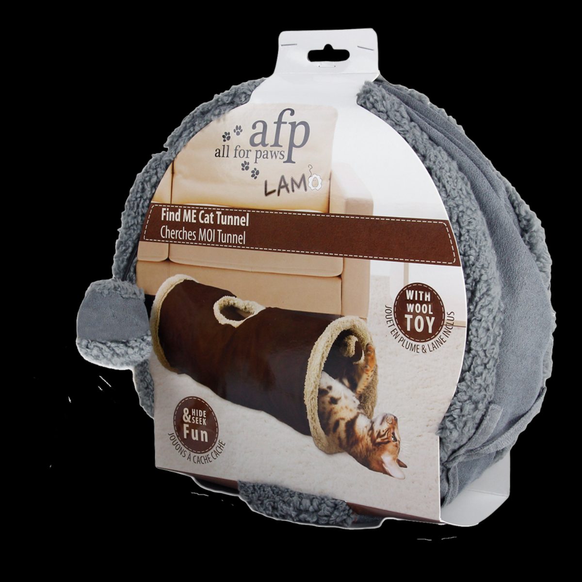 AFP Lambswool - Find Me Cat Tunnel