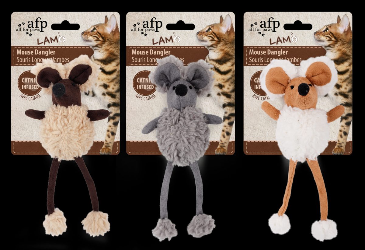 AFP Lambswool - Mouse Dangler