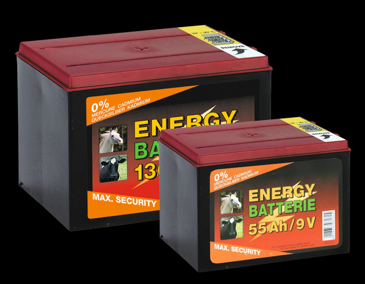 Batterij EG super 9V / 55Ah (H11,5 x L16,5 x B11,2 cm) 55 Ah - Afbeelding 2