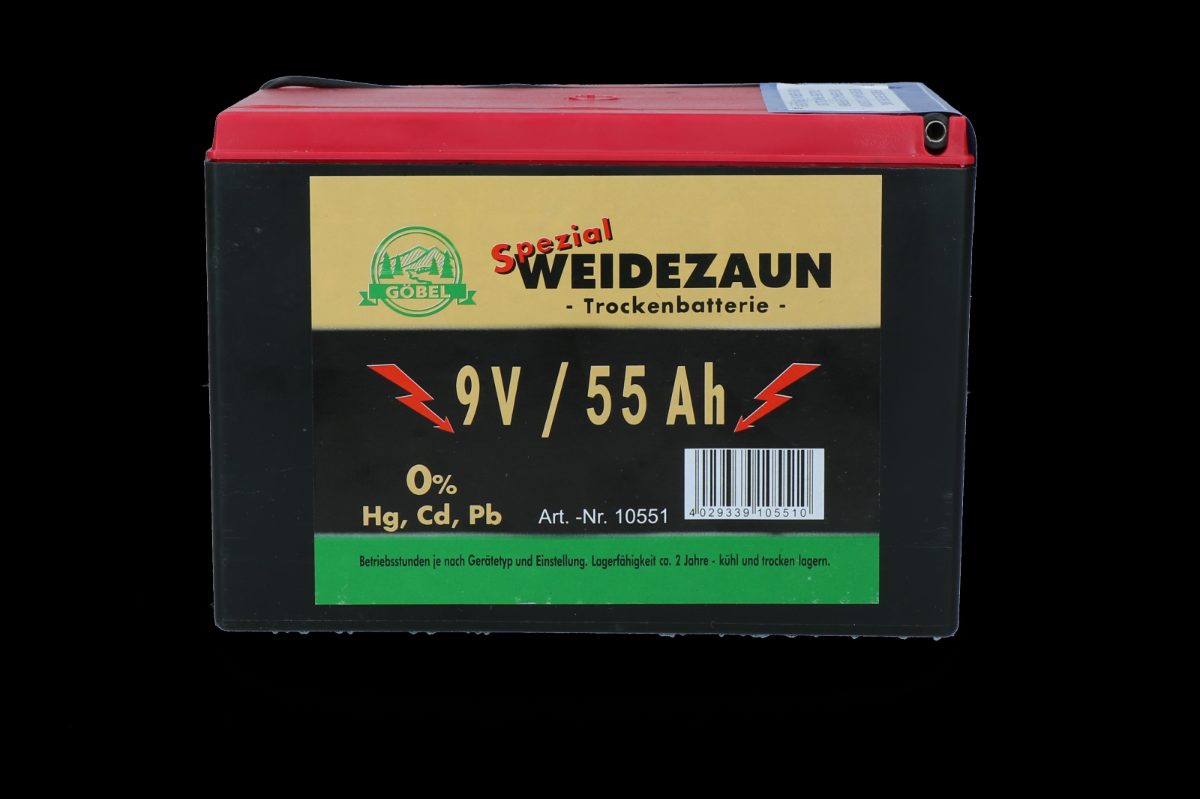 Batterij EG super 9V / 55Ah (H11,5 x L16,5 x B11,2 cm) 55 Ah - Afbeelding 3