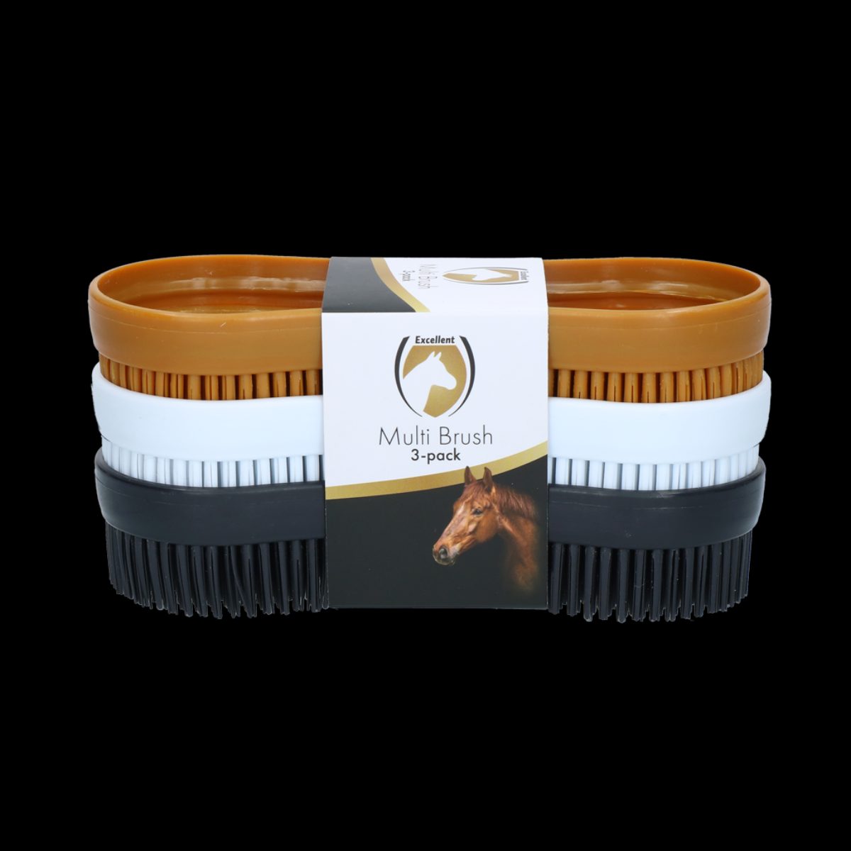 Excellent Horse Multi Brush 3-pack