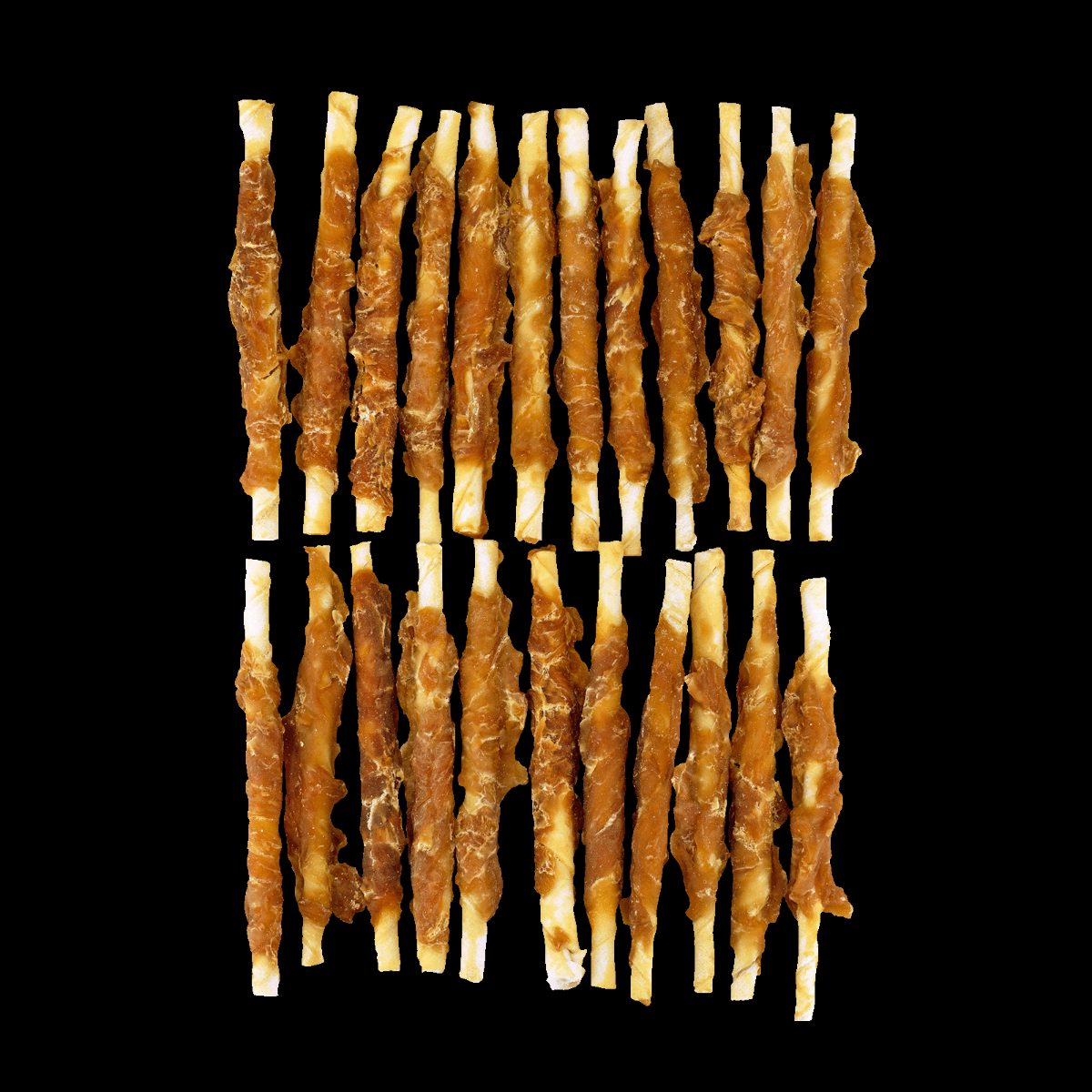 Braaaf Rawhide Roll Sticks Kip - 30 st. - Afbeelding 3