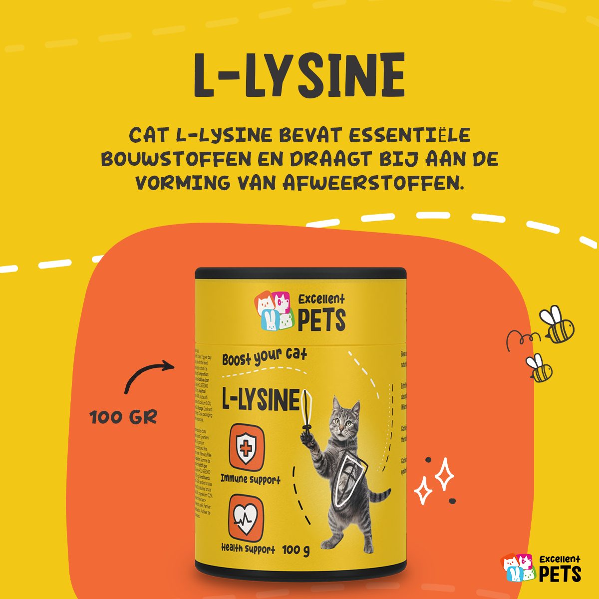 Excellent Pets L-Lysine 100 g - Afbeelding 5