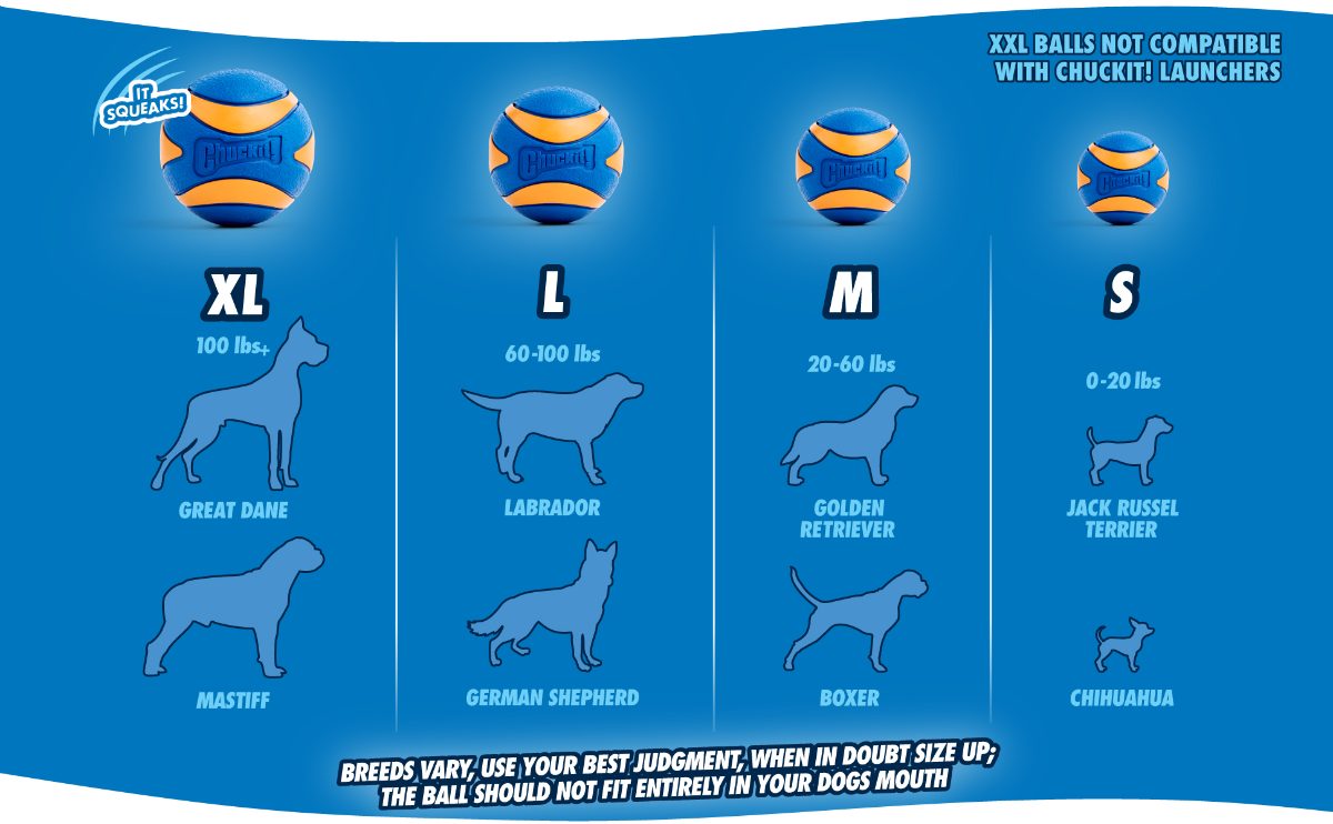 Chuckit! Ultra Squeaker Ball S (2-pack) - Afbeelding 3