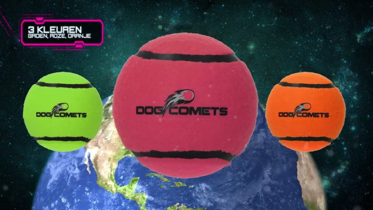 Dog Comets Tennisbal Met Pieper Neutron Star M Roze - Afbeelding 2