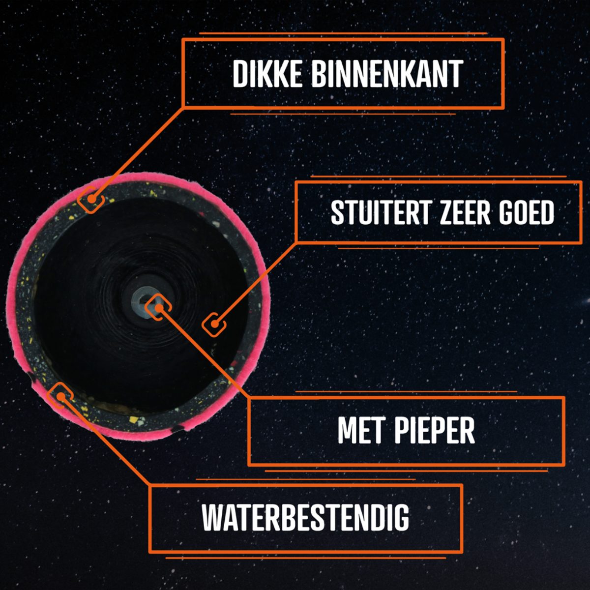 Dog Comets Tennisbal Met Pieper Neutron Star M Roze - Afbeelding 5