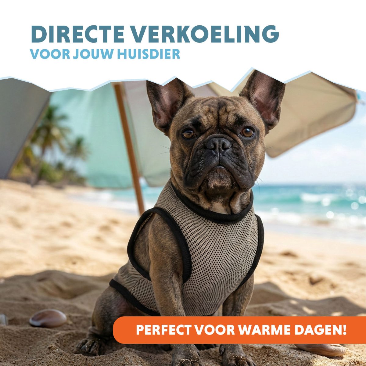 Coolpets Cooling Vest S (back size 25 cm) - Afbeelding 2