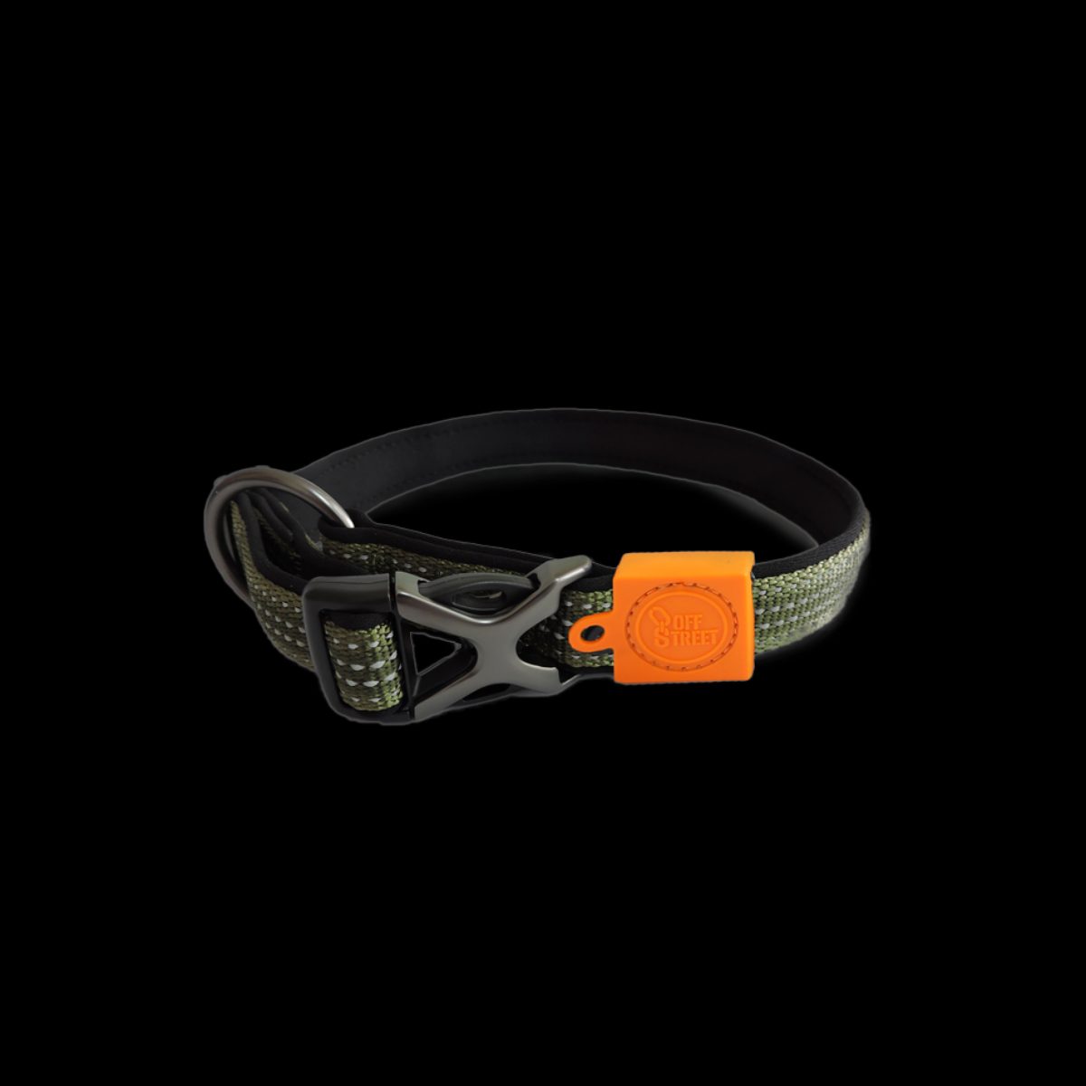 AFP Off Street - Dog Collar Olijfgroen M - Afbeelding 2