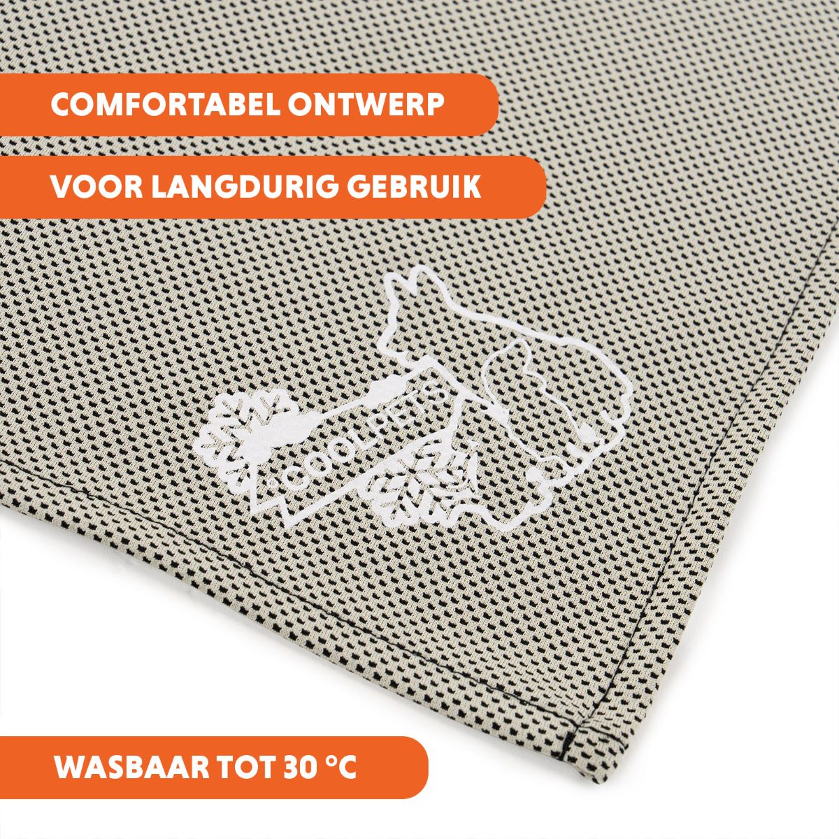 Coolpets Cooling Bandana Beige S - Afbeelding 6