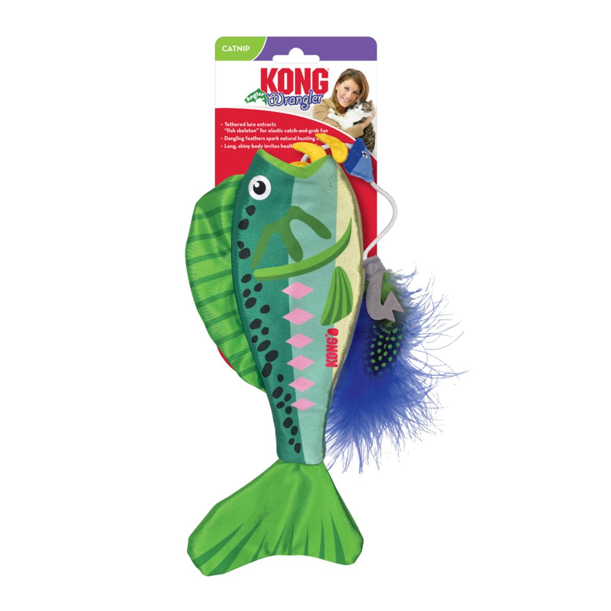 KONG Wrangler Angler Fish Assorted - Afbeelding 2