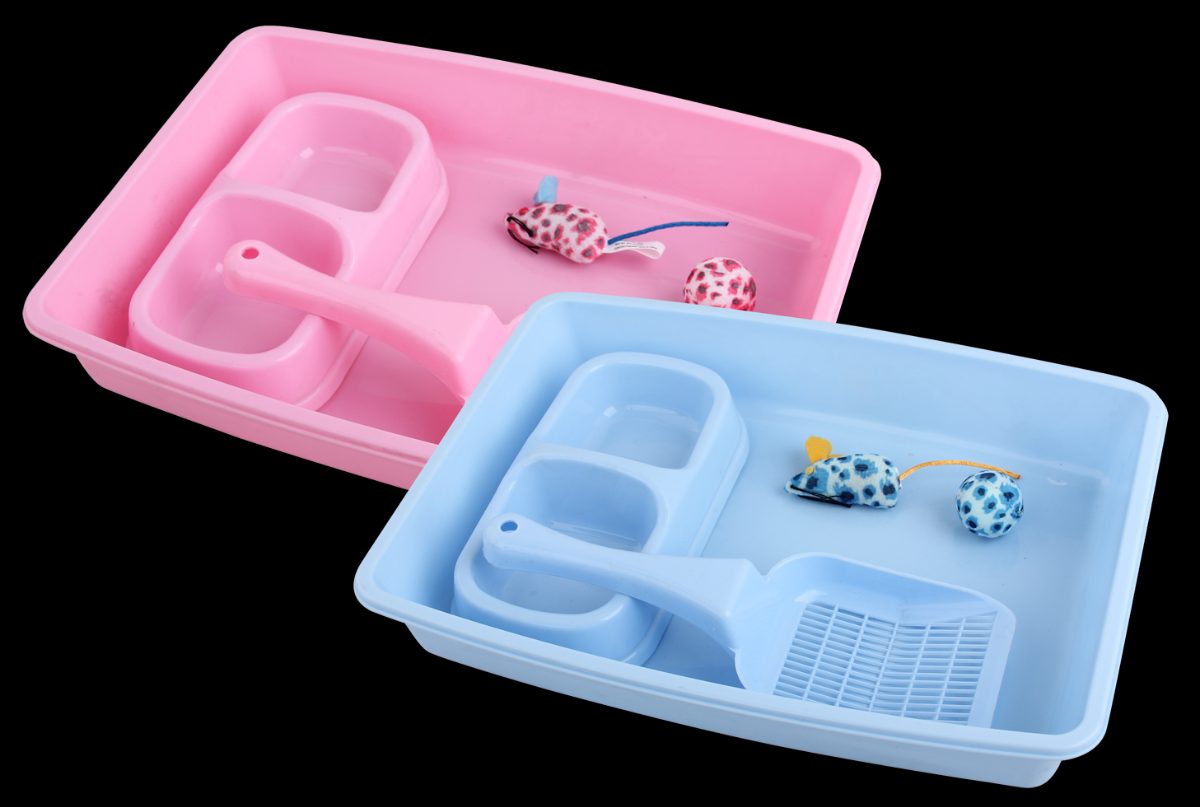 Pawise Kitten Starter Set Blauw - Afbeelding 2