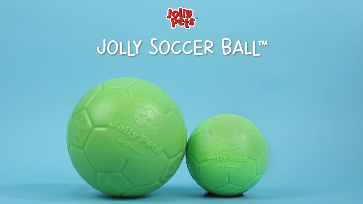 Jolly Soccer Ball Rood L (20 cm) - Afbeelding 5