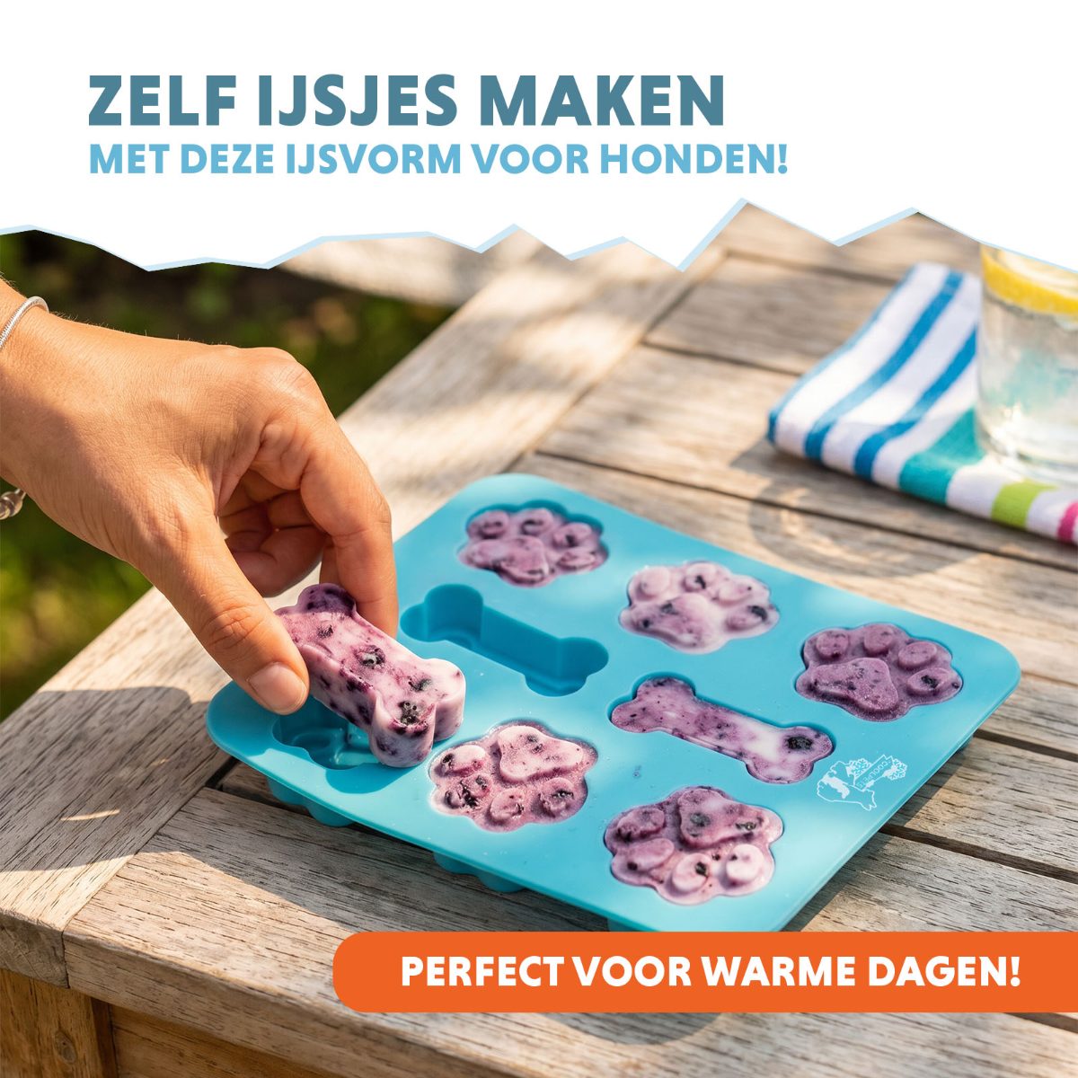 CoolPets Dog Ice Mix Tray - Afbeelding 3