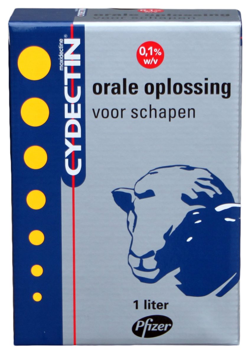 Cydectin 0,1% w/v orale oplossing REG NL URA - Schaap 1 l
