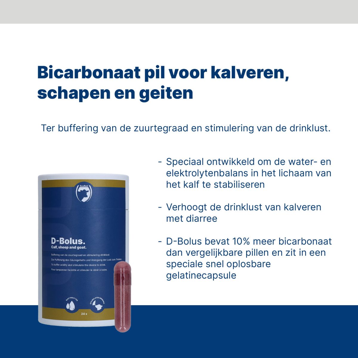 Excellent D-Bolus (Bicarbonaat) 24 stuks - Afbeelding 3