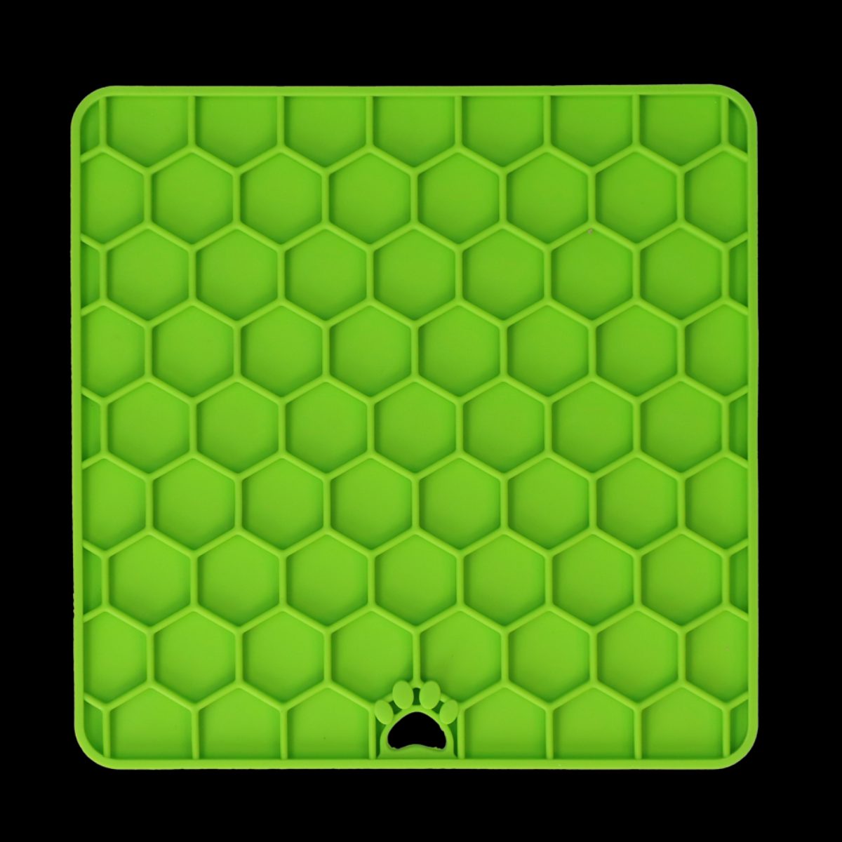 Eat Slow Live Longer Lick Mat Honeycomb Groen - Afbeelding 3
