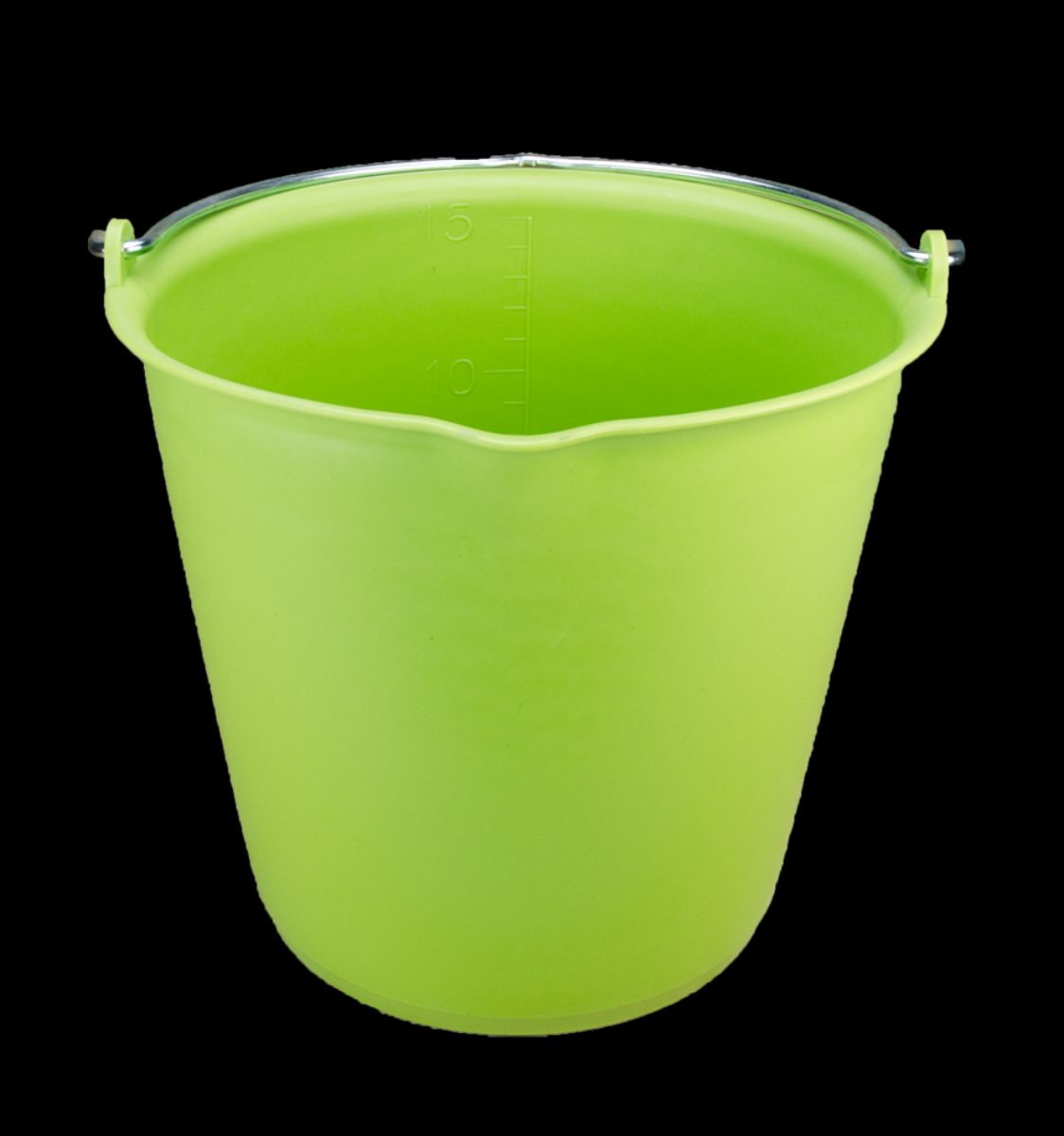 Emmer 15 l met schenktuit Groen