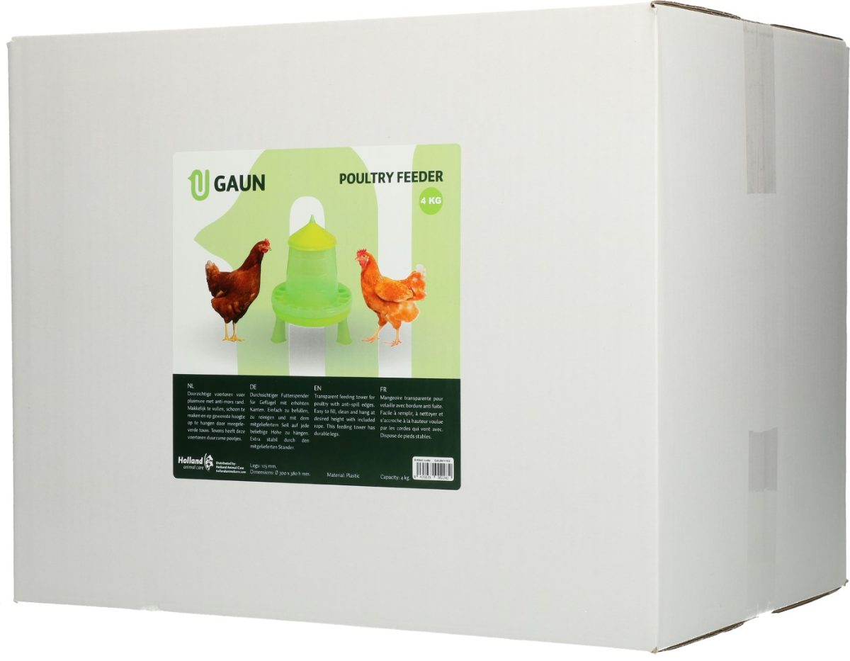 Gaun Pluimvee Voertoren op Pootjes Limoengroen 4 kg - Afbeelding 4