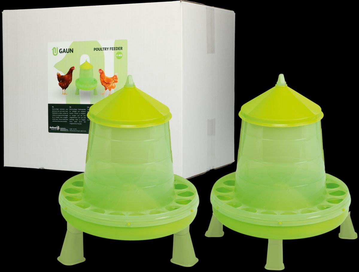 Gaun Pluimvee Voertoren op Pootjes Limoengroen 4 kg - Afbeelding 6