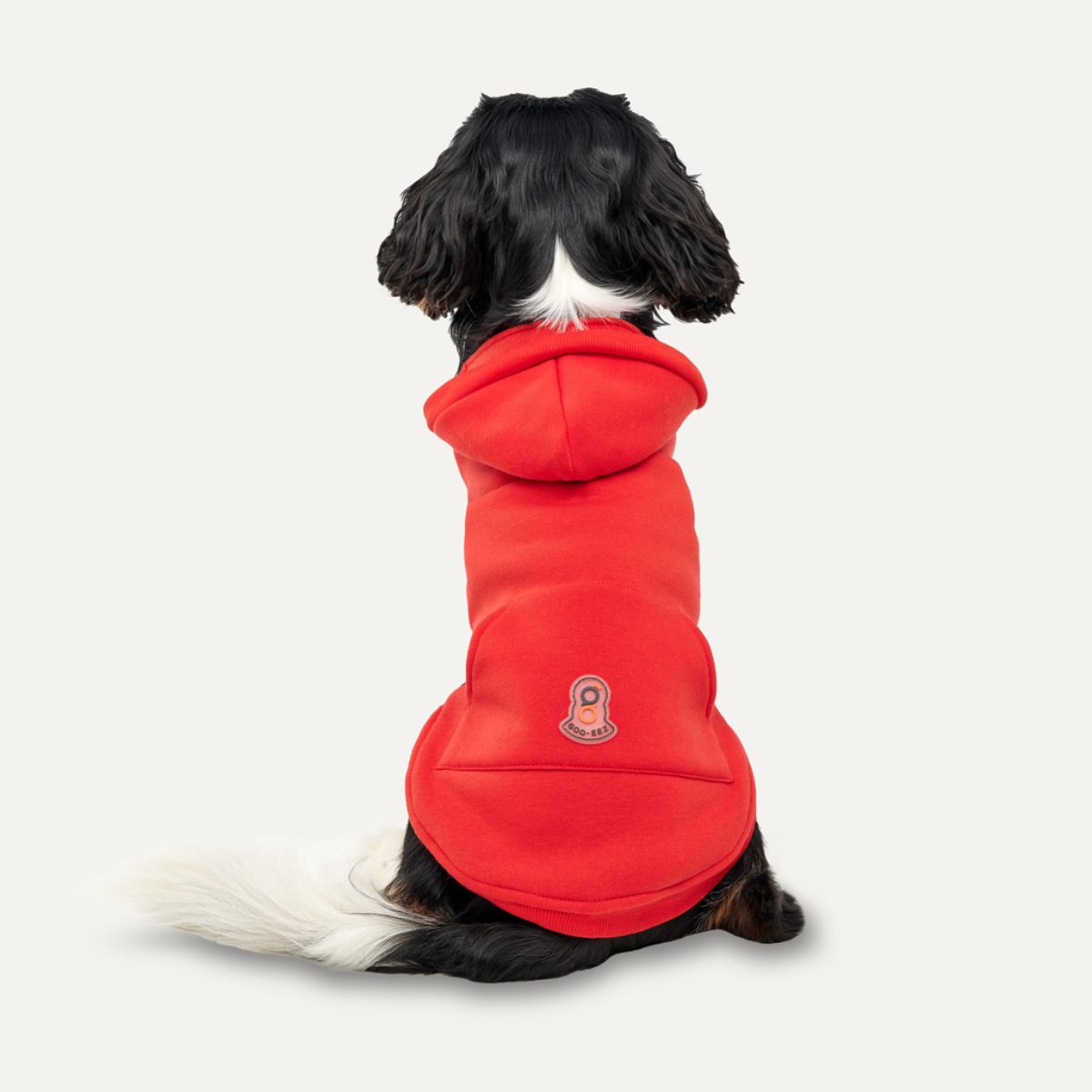 Goo-eez Kangaroo Fleece Hoodie S Rood/Zwart - Afbeelding 4