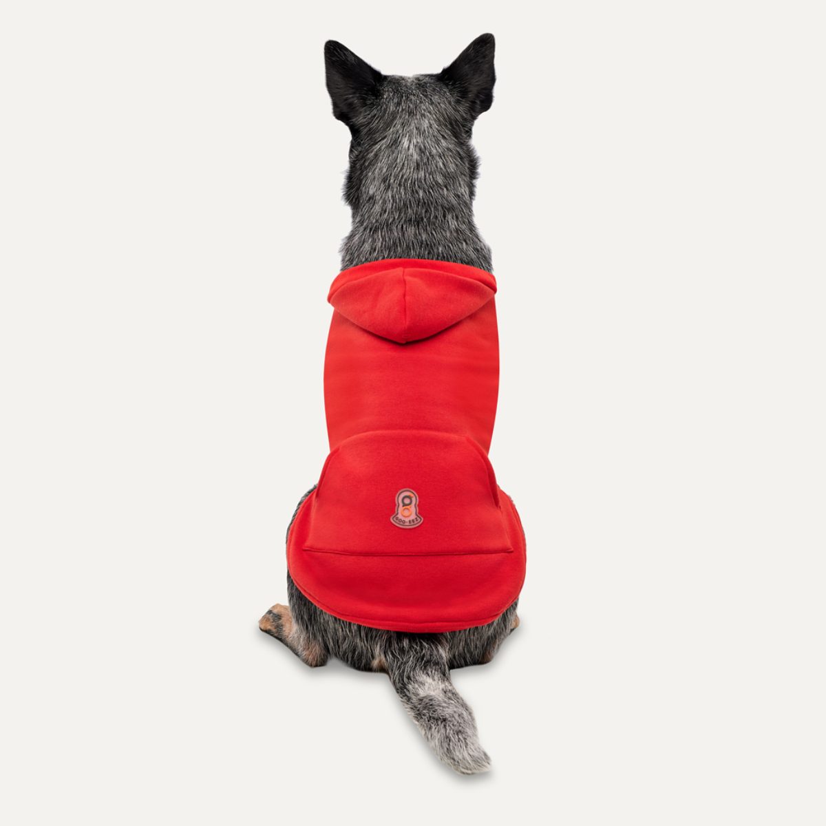 Goo-eez Kangaroo Fleece Hoodie XXL Rood/Zwart - Afbeelding 5