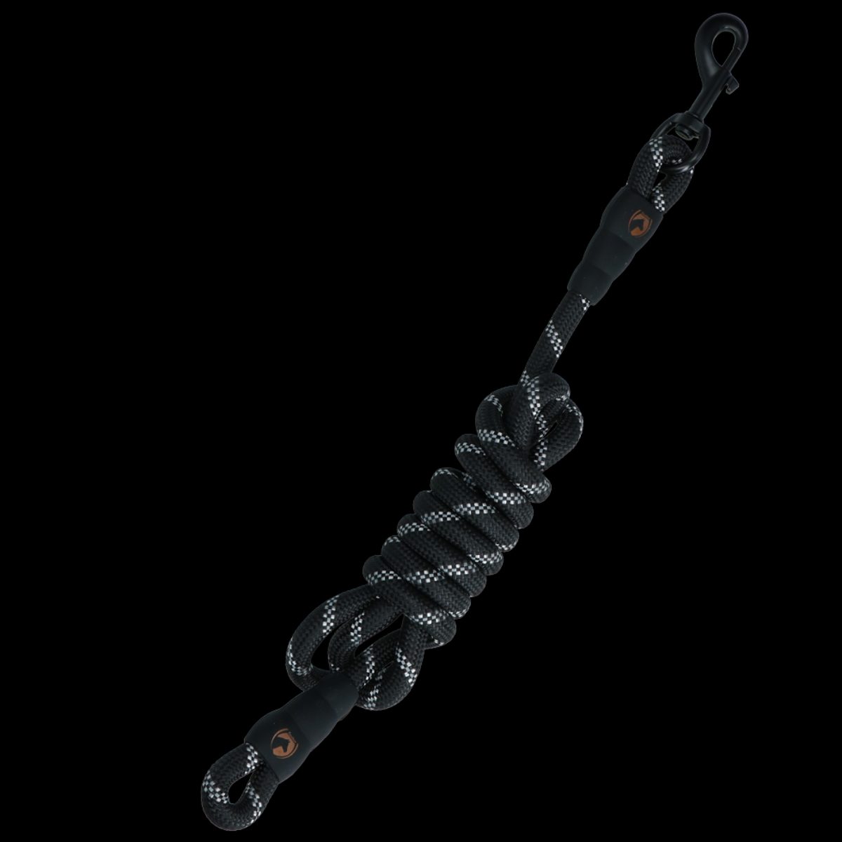 Halstertouw Exclusive Reflective Zwart - Afbeelding 2