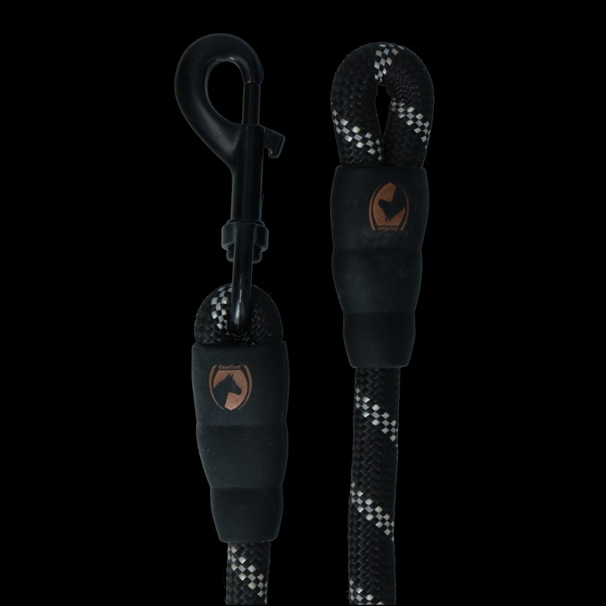 Halstertouw Exclusive Reflective Zwart - Afbeelding 3