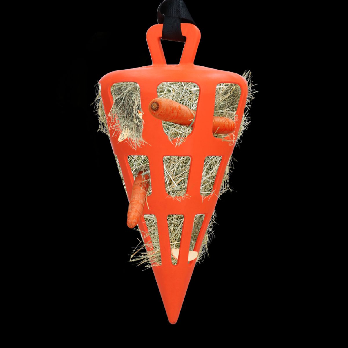 Hay Slow Feeder Fun & Flex Carrot Oranje