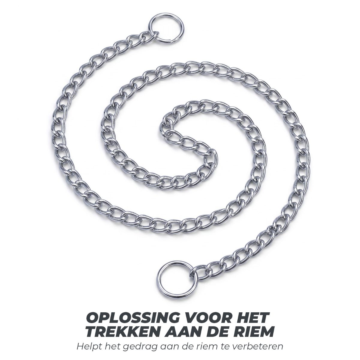 Correctieketting Verchroomd 55 cm - Afbeelding 2