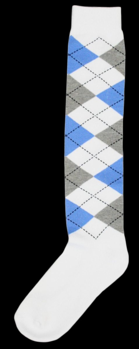 Kniekous RE wit/l.blauw/l.grijs 43-46