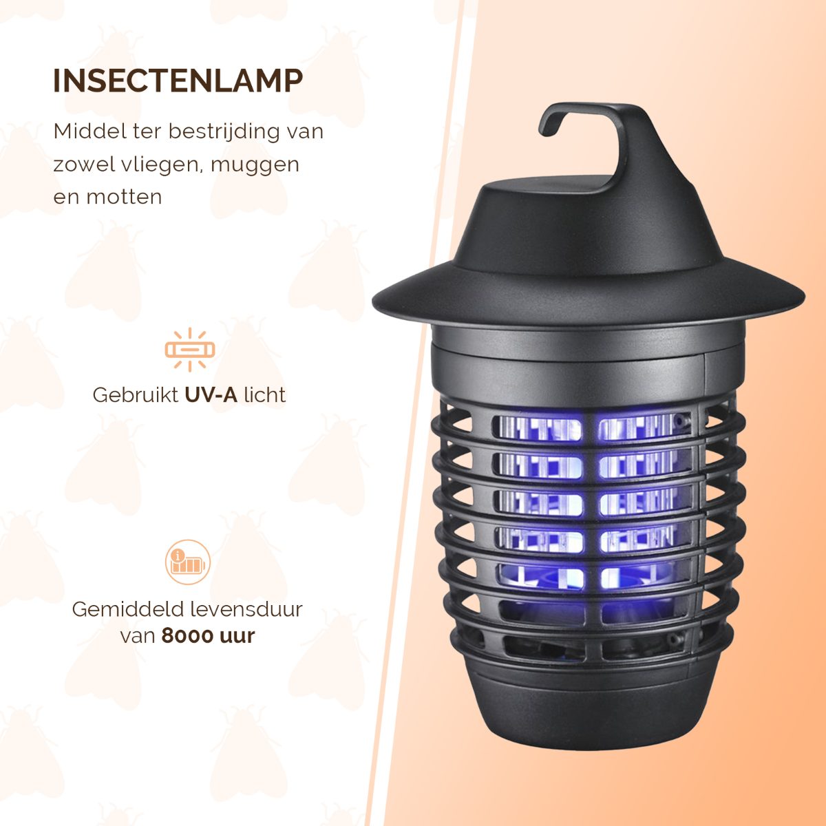 Knock Pest Insectenlamp 5 Watt - Afbeelding 2