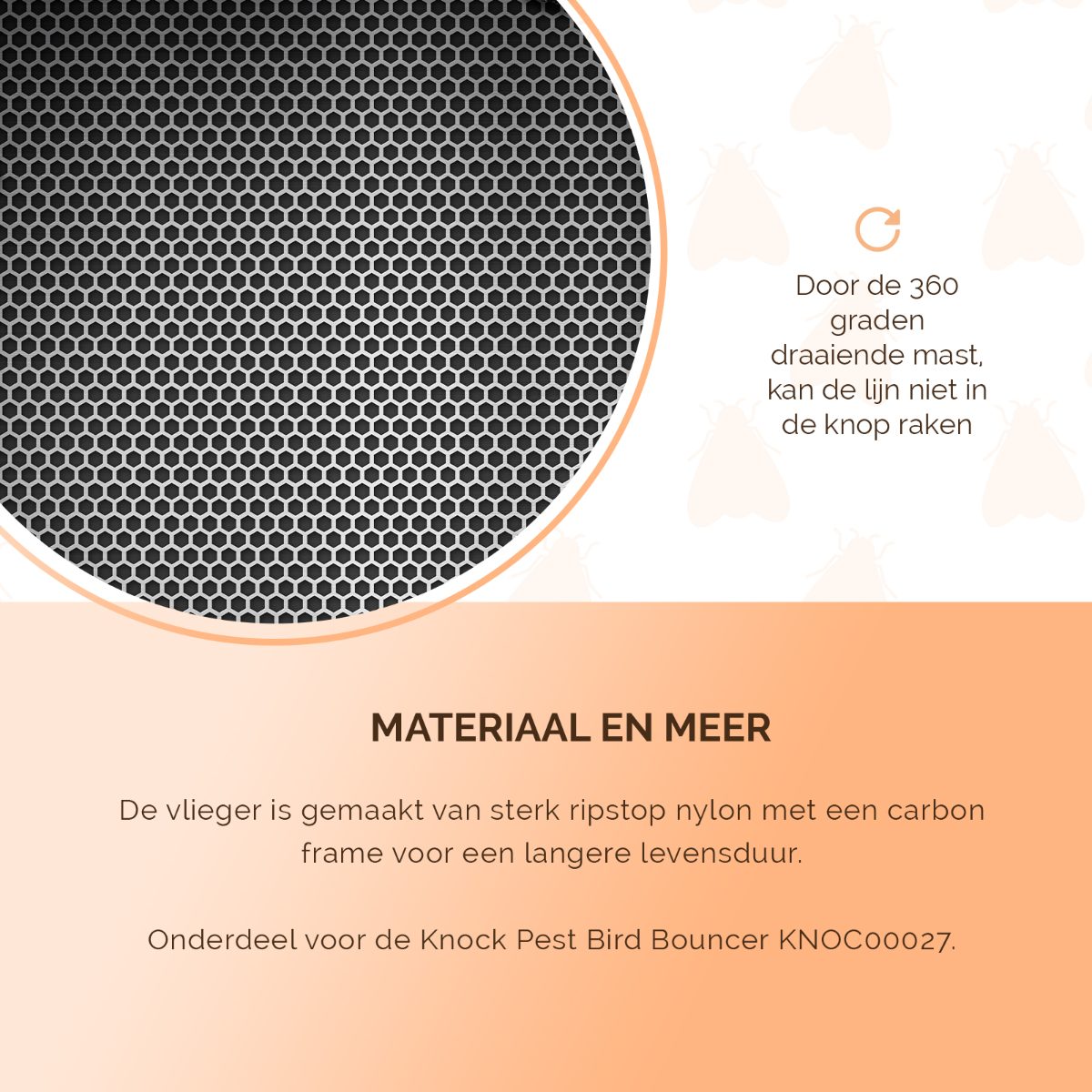Knock Pest Vogel Verschrikker vlieger los - Afbeelding 4