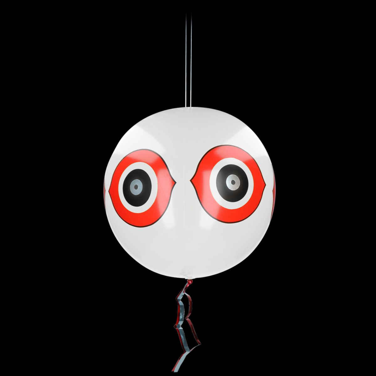 Knock Pest Schrikballon Wit