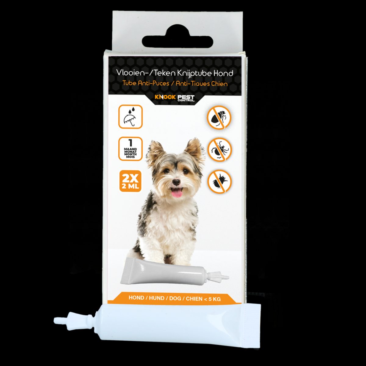 Knock Pest vlooien-tekenpipet Hond <5 kg