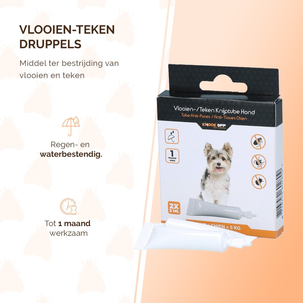Knock Pest vlooien-tekenpipet Hond <5 kg - Afbeelding 2