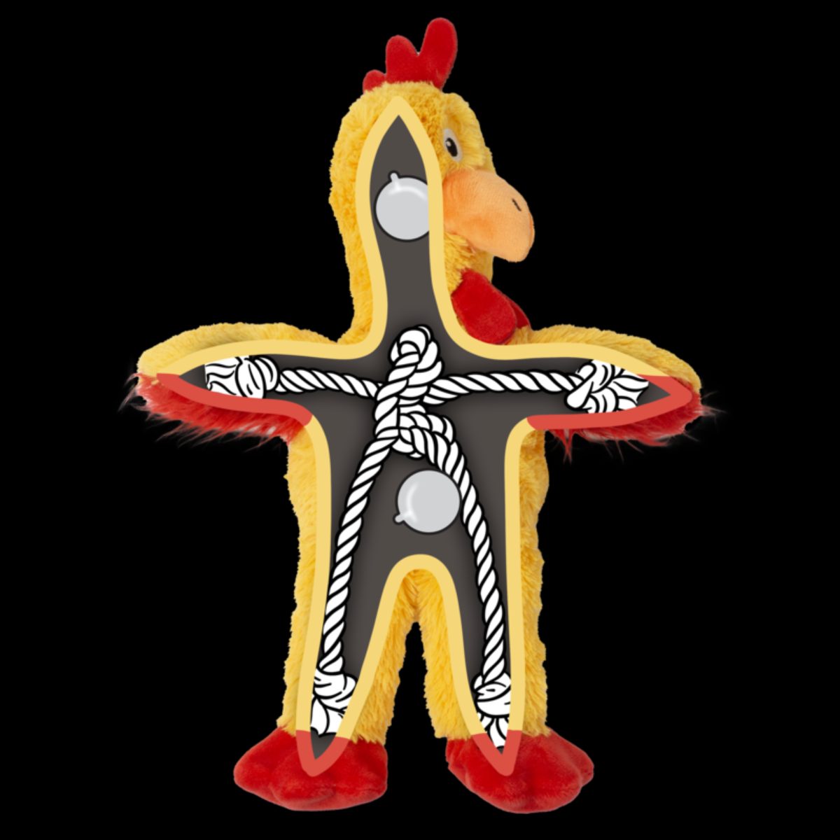 Kong Knots Kip S - Afbeelding 5
