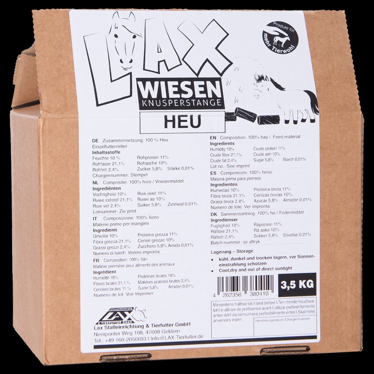 Lax Weide Knabbelblok Hooi - Afbeelding 2