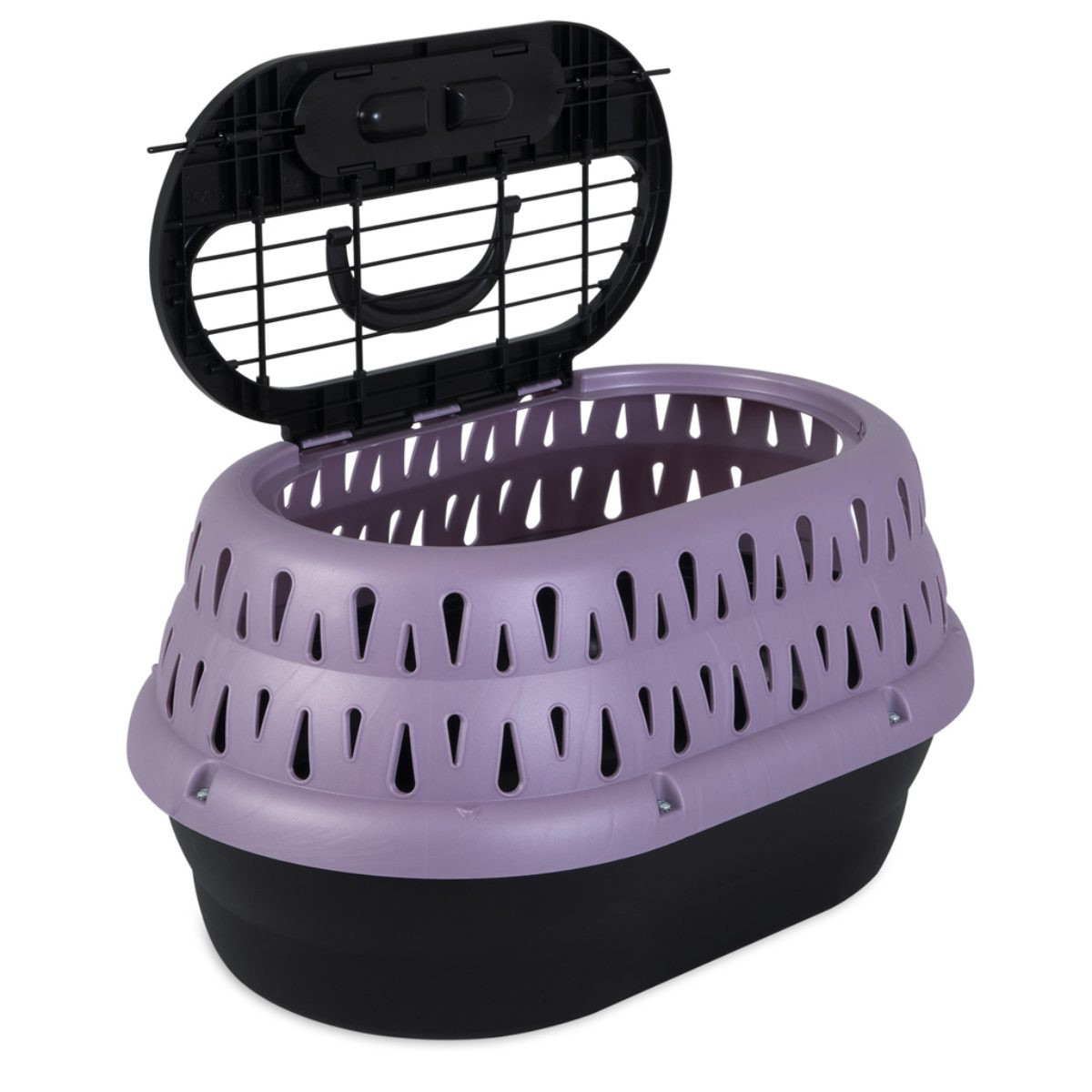 Petmate Top Load Cat Kennel Paars - Afbeelding 3