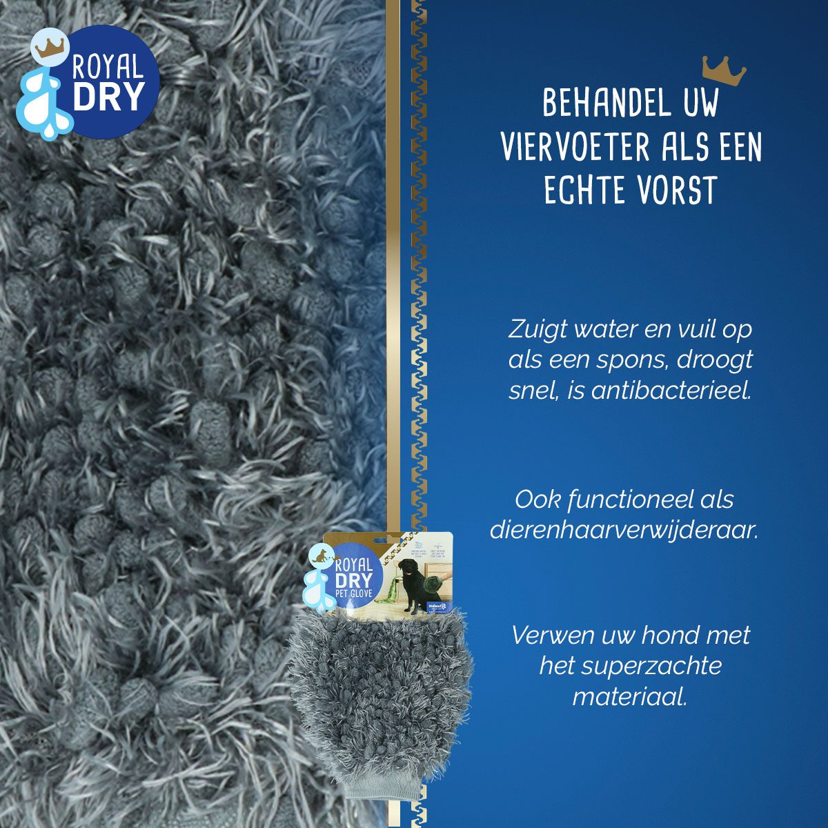 Royal Dry Handschoen & Haarverwijderaar - Afbeelding 4