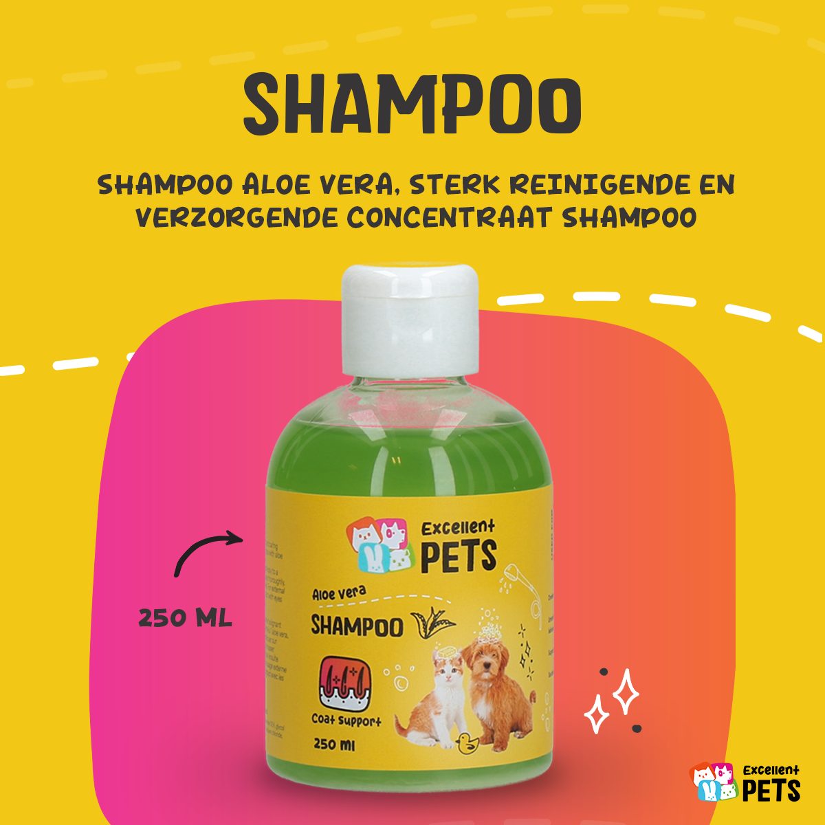 Excellent Pets Shampoo Aloe Vera 250 ml - Afbeelding 2
