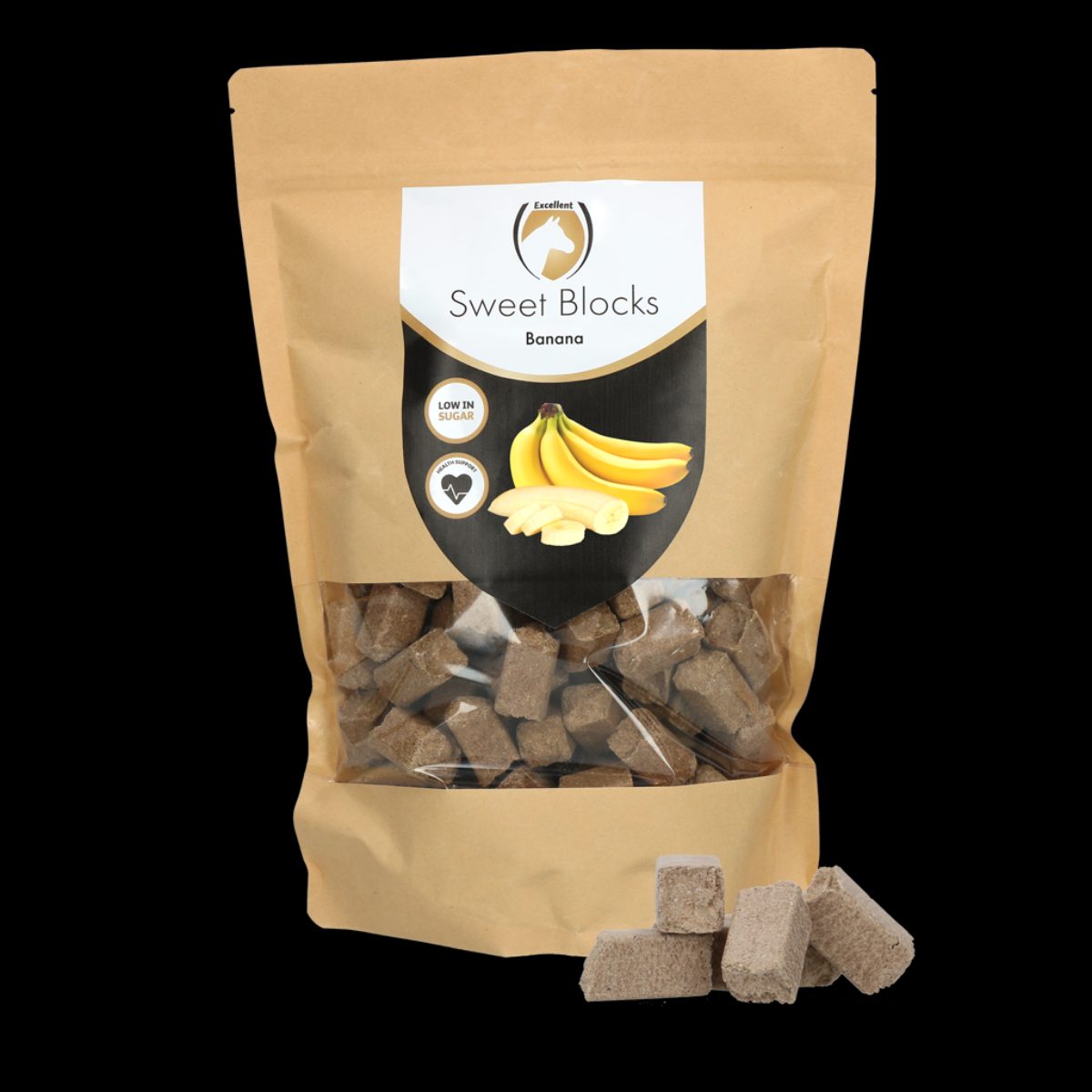 Excellent Horse Sweet Blocks Banana 1 kg