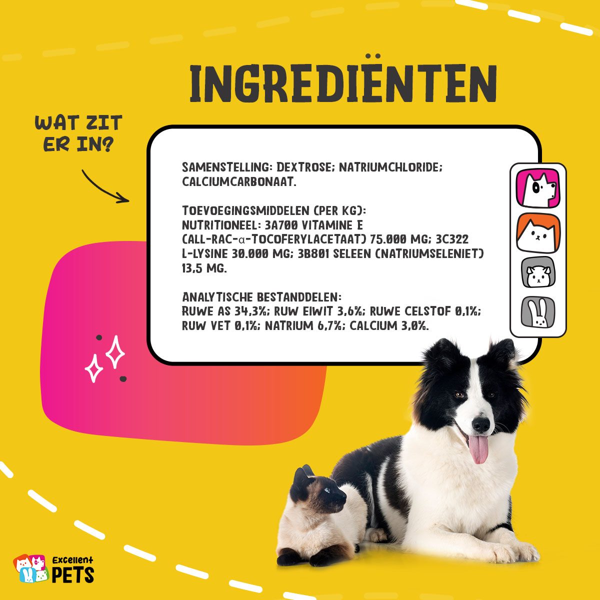 Excellent Pets Vitamin E+ 250 g - Afbeelding 4
