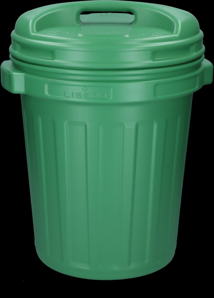 Voerton met draaisluiting 40 liter Black Groen - Afbeelding 2