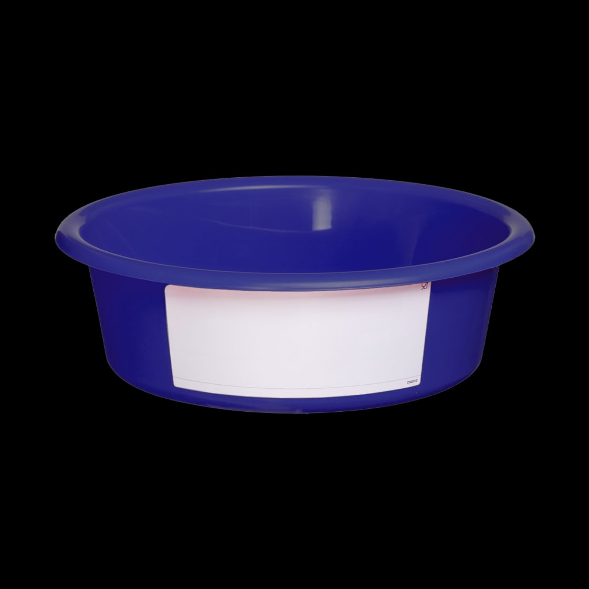 Voerbak 6 l Blauw (met wit label)