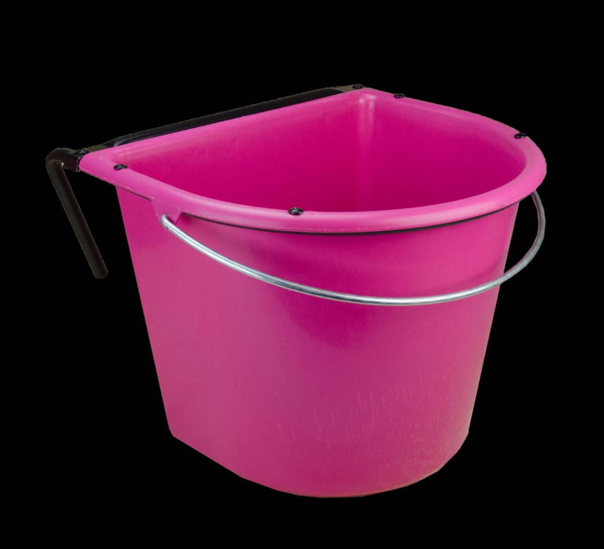 Voerbak 15 l met ophang en hengsel Roze - Afbeelding 2